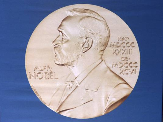 La médaille des lauréats du prix Nobel, à l'effigie d'Alfred Nobel